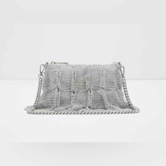 Aldo Handbags - Aldo Gemmy Silver Shoulder Bag